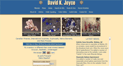 Desktop Screenshot of davidkjoyceminerals.com